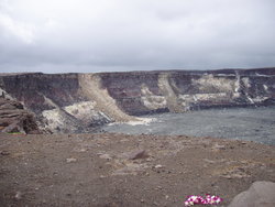 large vulcanic crater