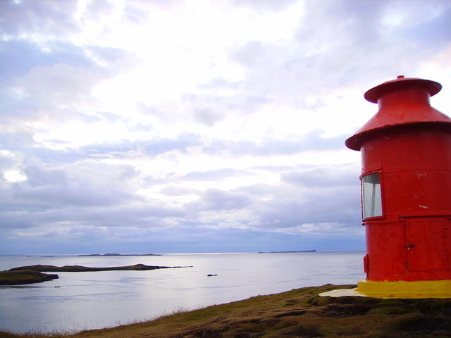 lonely light house - free image