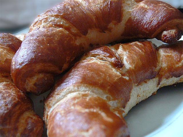 lye croissants for breakfast - free image