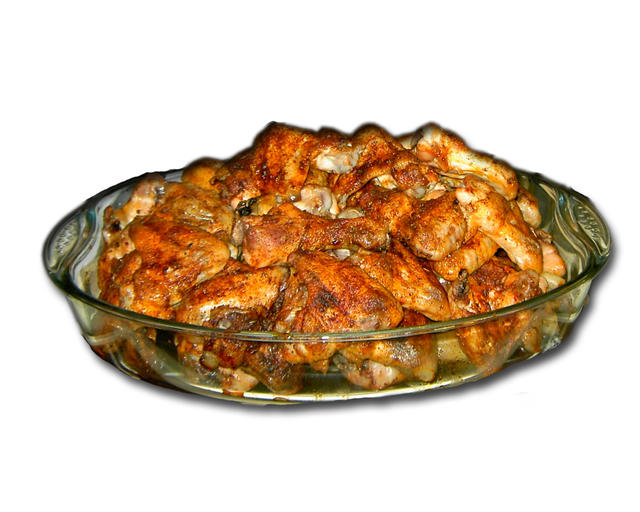 marinated chicken pieces - free image