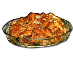 marinated chicken pieces