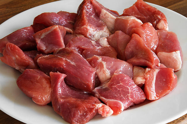 meat chunks - free image