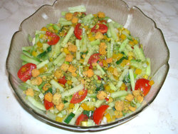mixed  cucumber salad