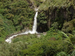 Narrow waterfall