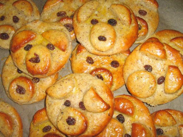 pig face cookies - free image