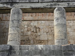 pillars in temple.
