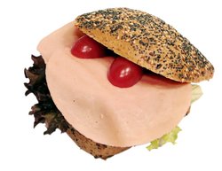 poppy bun sandwich