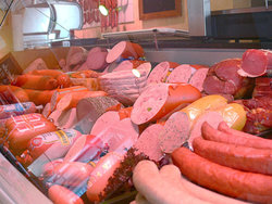 processed meat counter