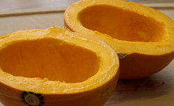 pumpkin halves