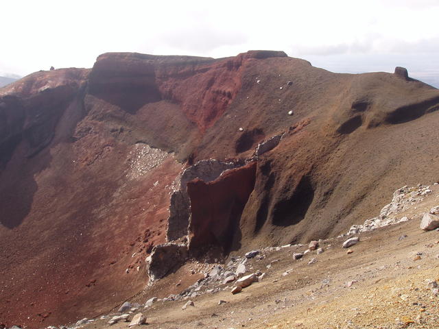 red mountainn slope - free image