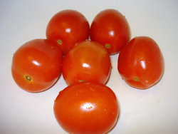 Red tomatoes.