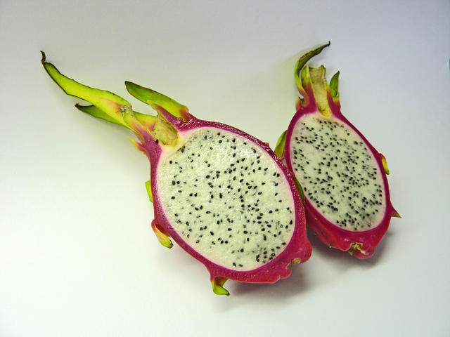 ripe white pitahaya - free image