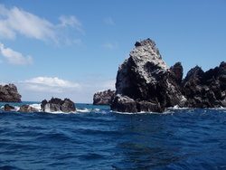 rocks in the sea