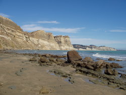 Rocky coast.