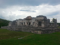ruins of a Mayan palace