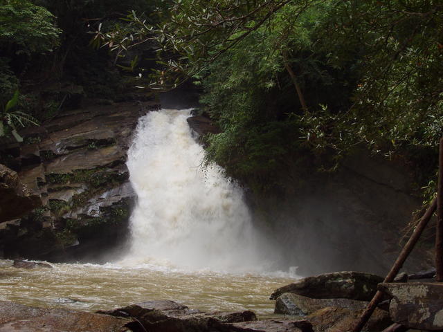 rumbling waterfall - free image
