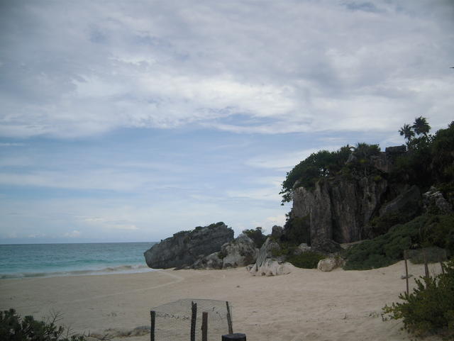 sandy beach near Tulum - free image
