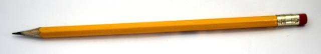 sharpened wooden pencil - free image