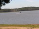 Skiing in the lagoon