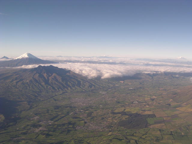 Skyview with snowy mountain - free image