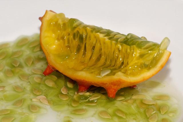 slice of passion fruit - free image