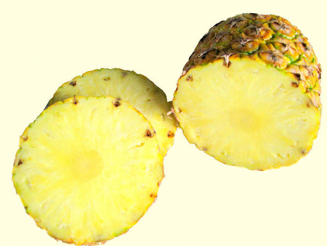Sliced Juicy Pineapple - free image