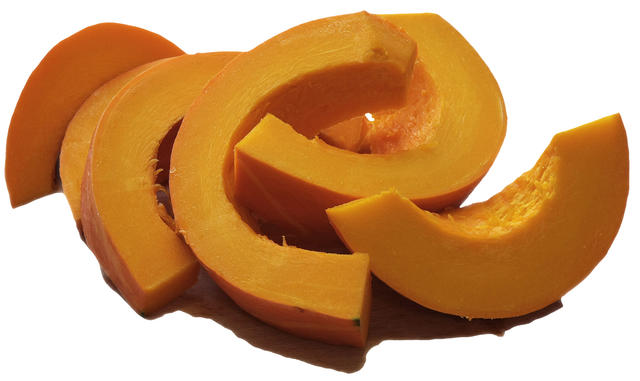 sliced pumkin - free image