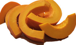 sliced pumkin