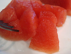 sliced watermelon