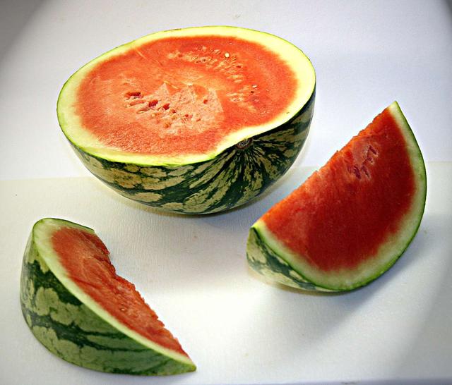 splited water melon - free image