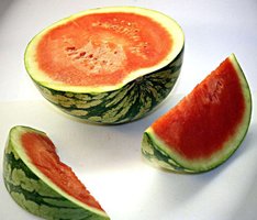 splited water melon