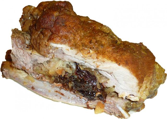 stuffed roasted rib - free image