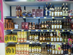 variety of liquors