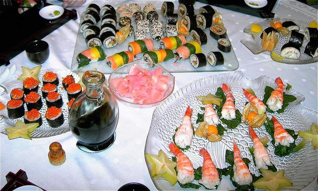 various kinds of sushies - free image