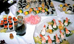 various kinds of sushies