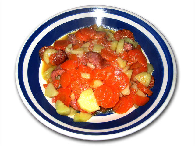 vegetable meat dish - free image