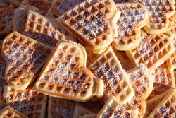 Waffle hearts