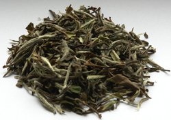 white tea leaves