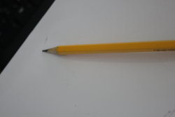 yellow colored pencil