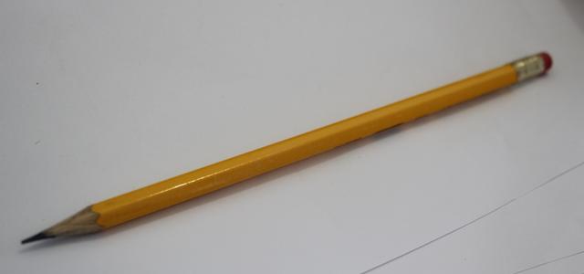 yellow wooden pencil - free image